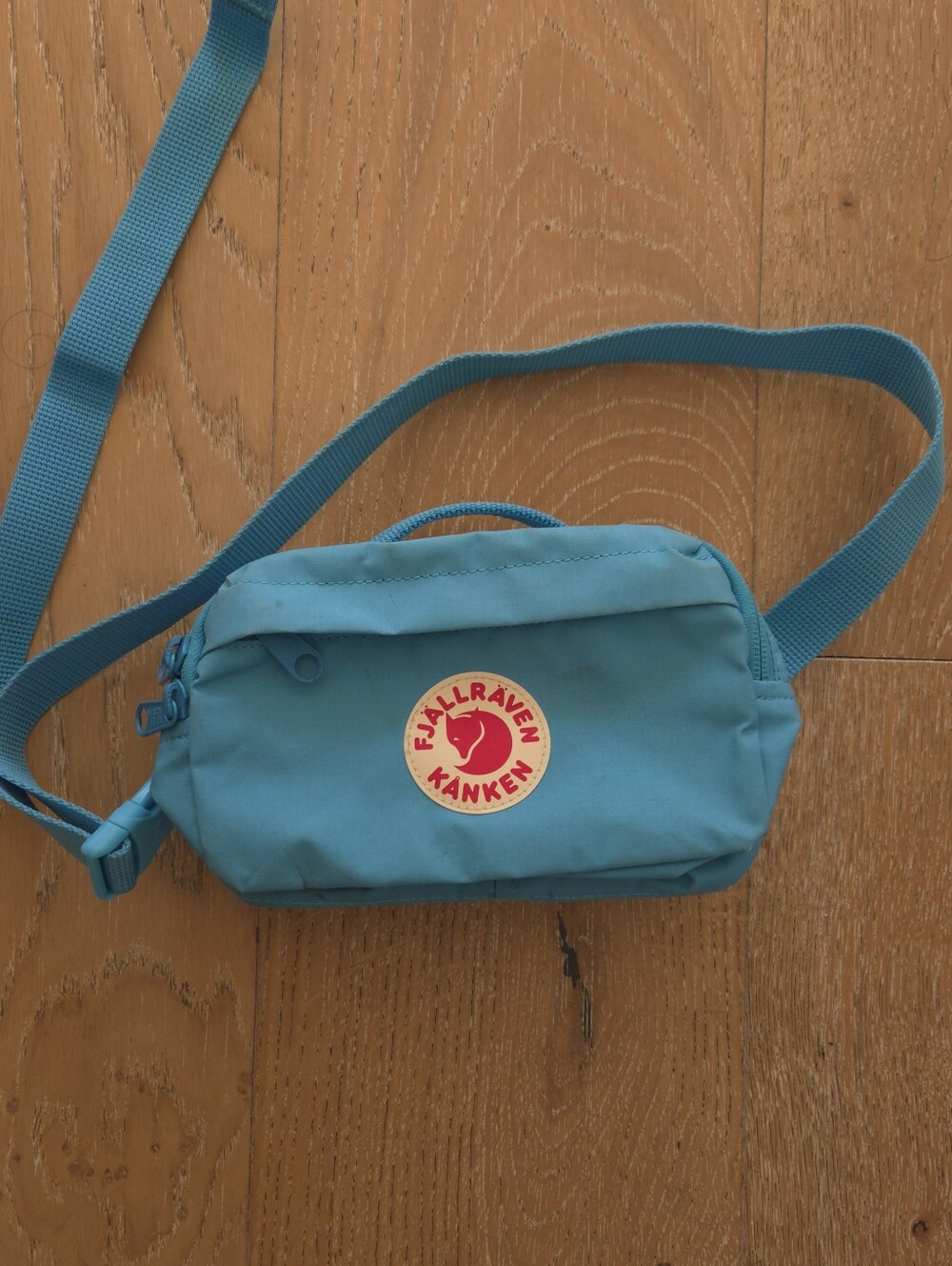 FJALLRAVEN Kanken Hip Pack Belt Bag Teal Blue Fanny Waist Strap Zip Up